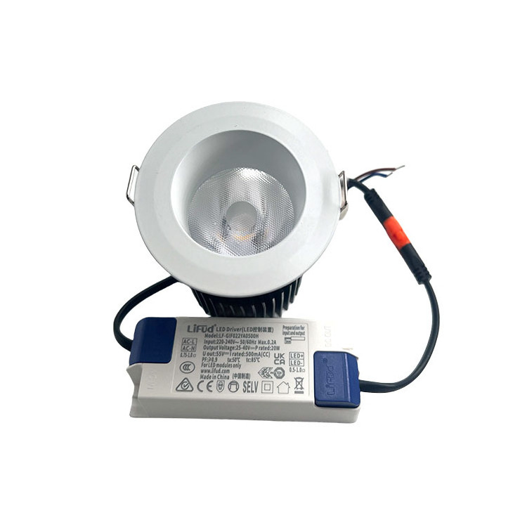 Cob Adjustable Lighting 20W Round Recessed  Wall Mounted Lamp Ceiling Led Downlights