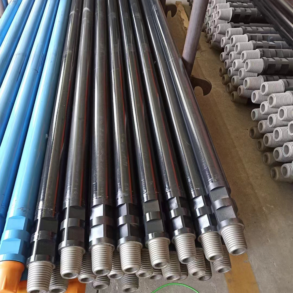 3m 3000mm Water Well Drill pipe Rod 1m Deep Oil Well Borehole Drilling Rig 1000mm Drilling Pipes  for water well