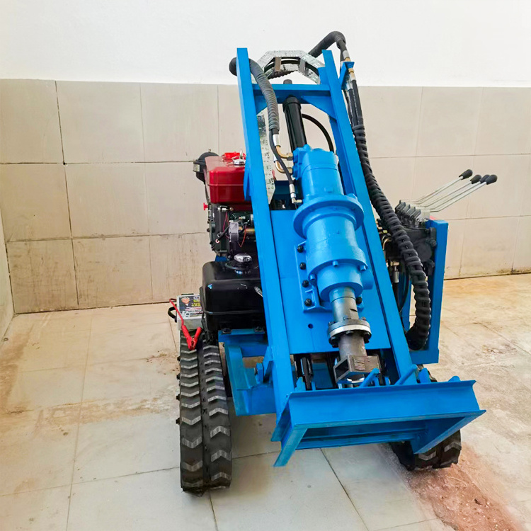 Hydraulic Ground Screw Small Piling Driving Hammer Helical Pile Driver Post Machine