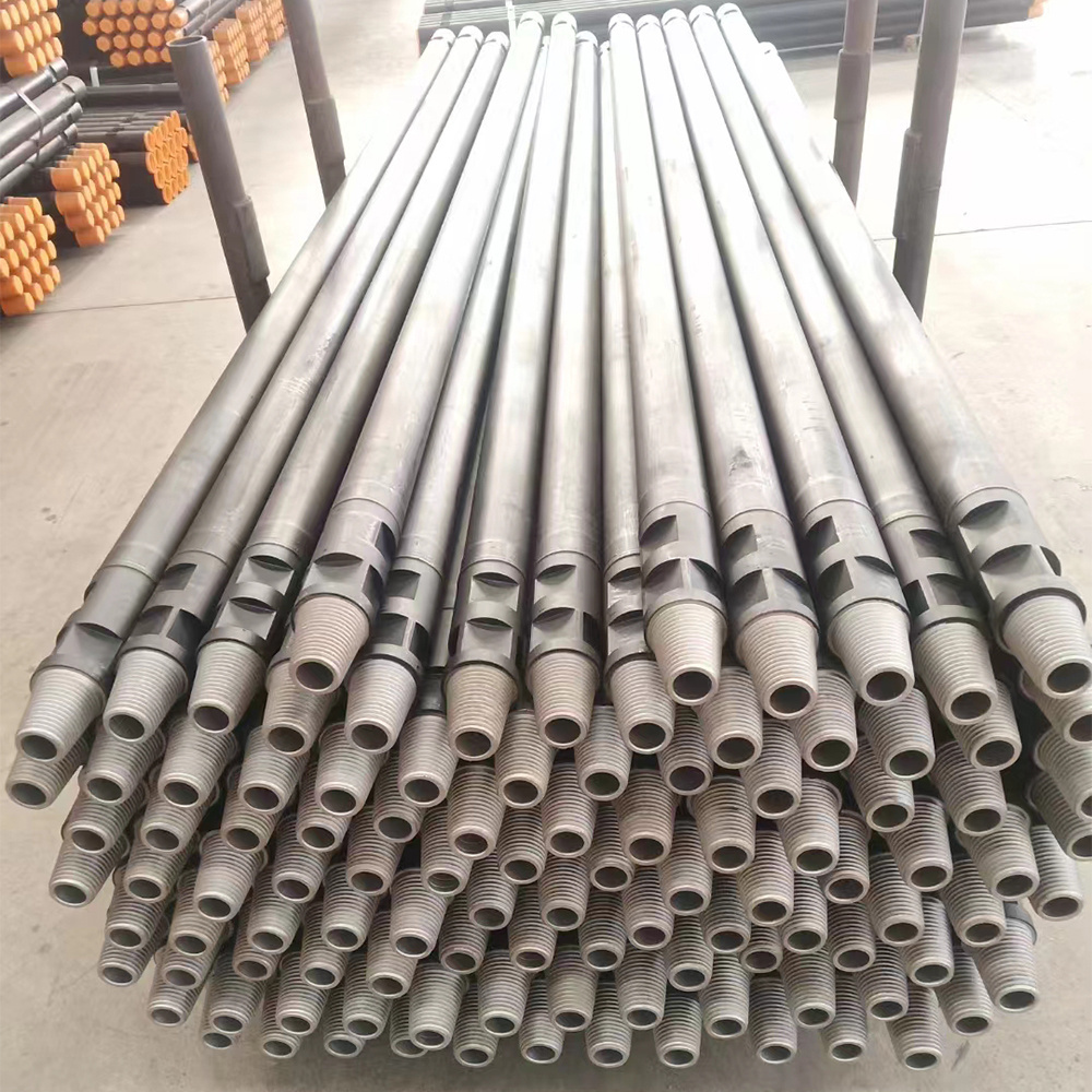 3m 3000mm Water Well Drill pipe Rod 1m Deep Oil Well Borehole Drilling Rig 1000mm Drilling Pipes  for water well