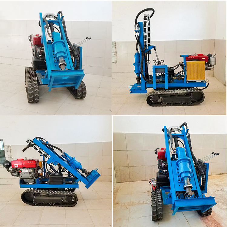 Manual Hydraulic Static Handheld Mini Piling Concrete Pile Hammer Driver Machine