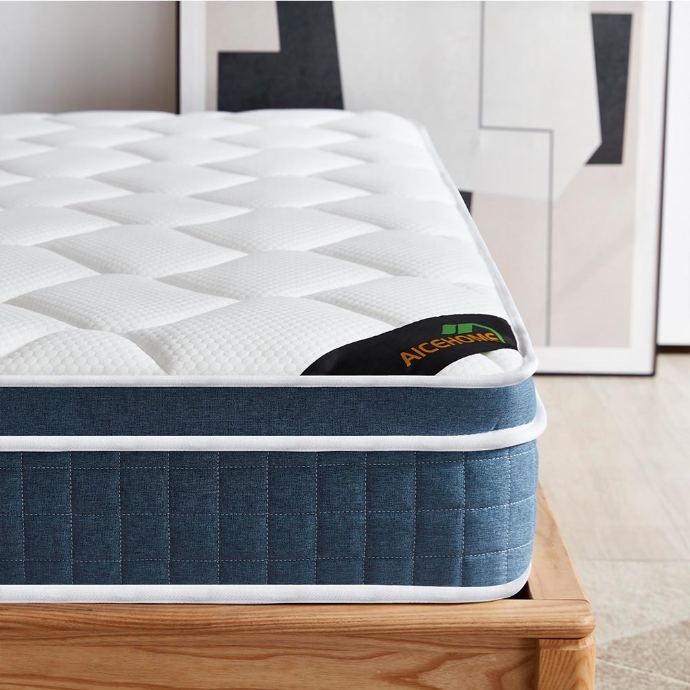 AIDI Colchones Sleepwell Non-woven Fabric Bed Mattress Latex Bed Spring Memory Foam Spring Mattress With Box