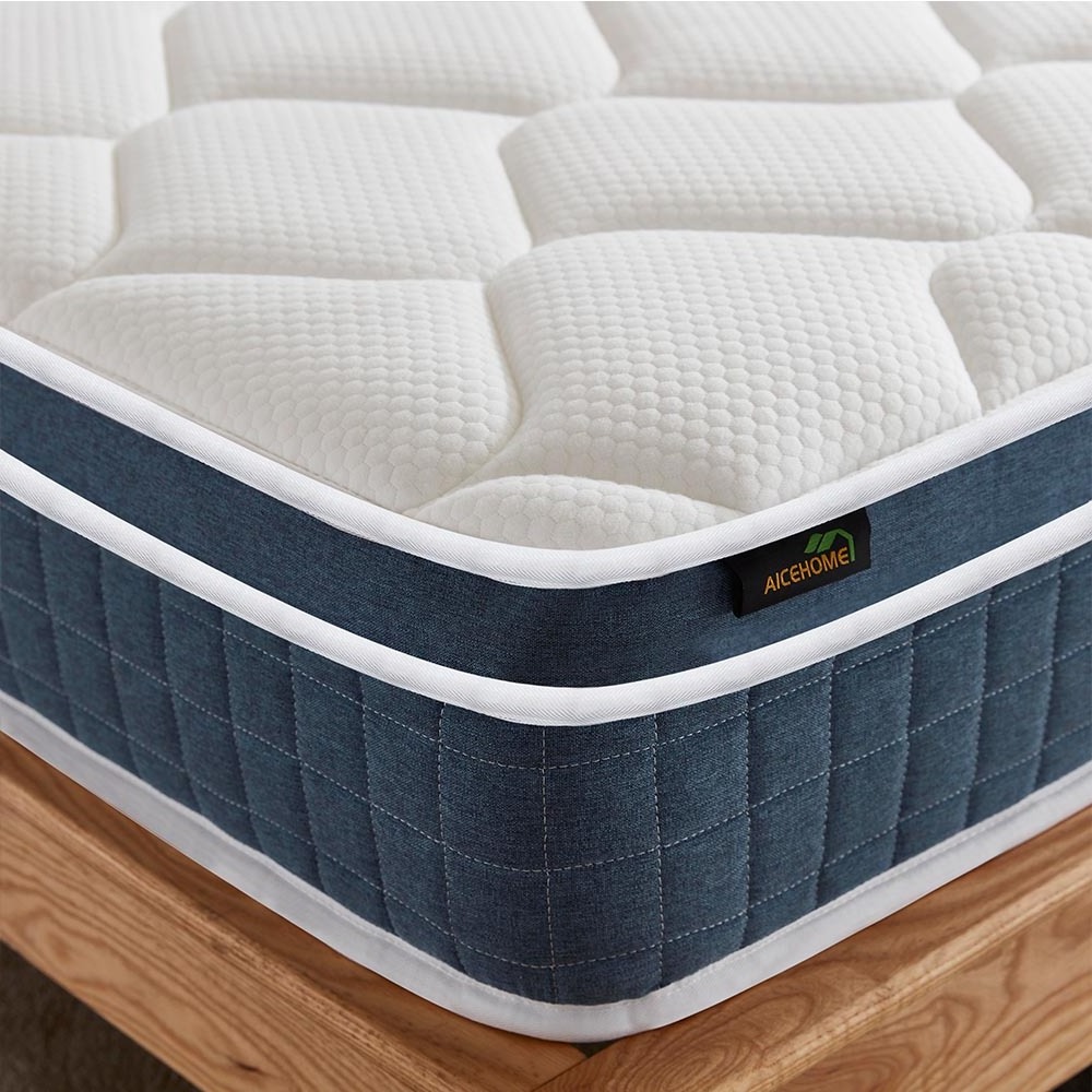 AIDI Colchones Sleepwell Non-woven Fabric Bed Mattress Latex Bed Spring Memory Foam Spring Mattress With Box