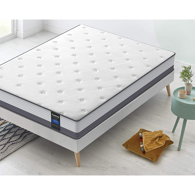 Full Mattress  Full Size Gel Memory Foam Hybrid Mattress, Individual Pocket Springs with Comfy Foam for Back Pain Relief