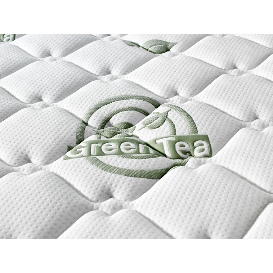 Mattress Pocket Spring 25cm Foam Bed Mattress Zone Latex Queen Size 7 Choice Embroidery OEM Customized Box Logo Fabric Packing