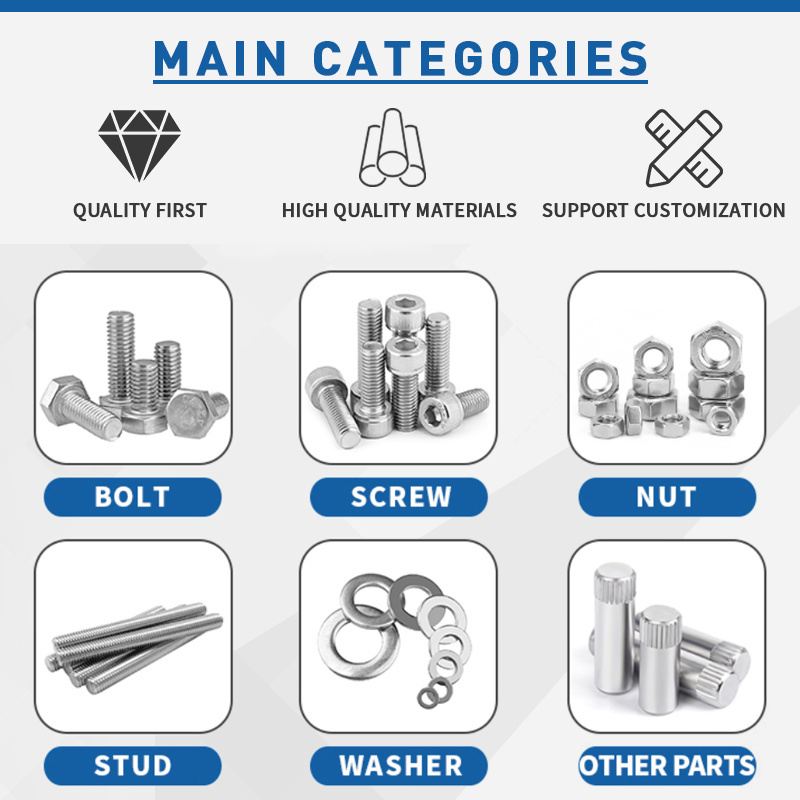 Wholesale High Quality Hastelloy C276/C22/C2000 Fasteners Double Ended Threaded Studs