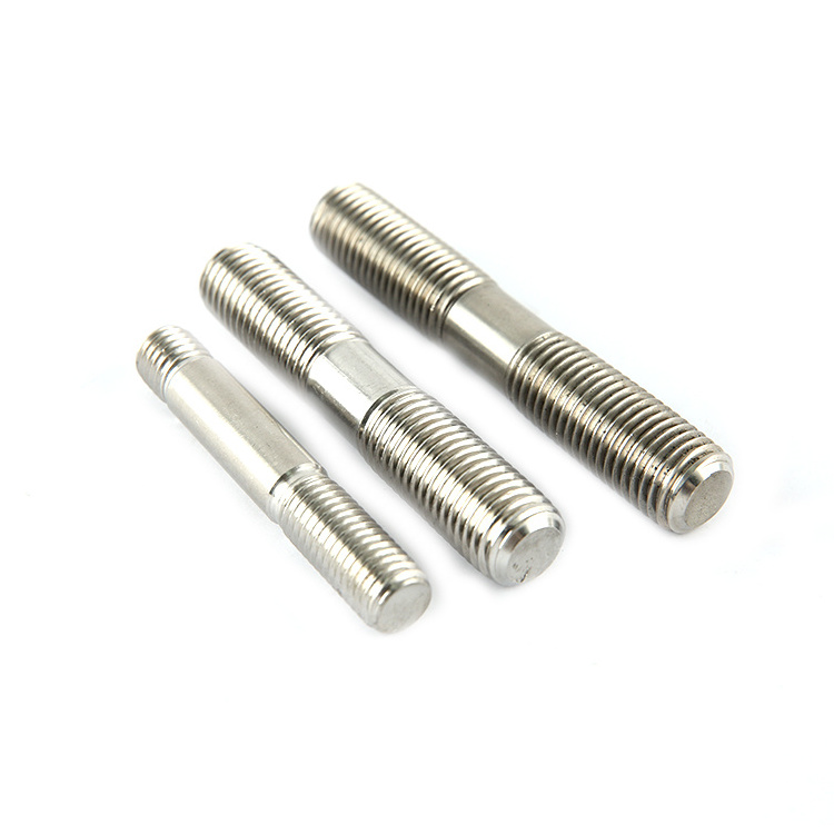 HSL Stainless Steel Stud Bolts  Stainless Steel Double End Long Bolts Stud Bolt Stainless Steel a4 Threaded Rod m20