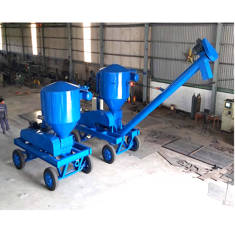 Farm Grain pneumaticConveyor Grain Machine flex auger with hopper to silo