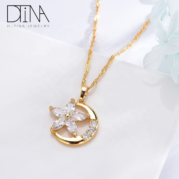 DTINA 18k Gold Plated Jewelry Set Women's Star Earring Set