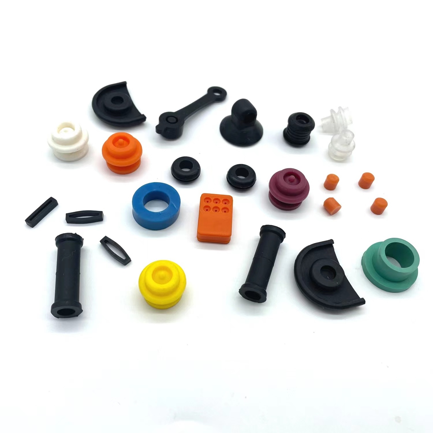 Colorful Customized Small Silicon EPDM FKM NBR Rubber Rubber Grommet Gasket Feet Seal Part