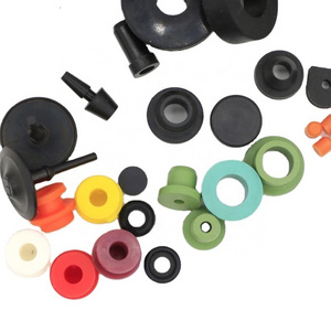 Colorful Customized Small Silicon EPDM FKM NBR Rubber Rubber Grommet Gasket Feet Seal Part