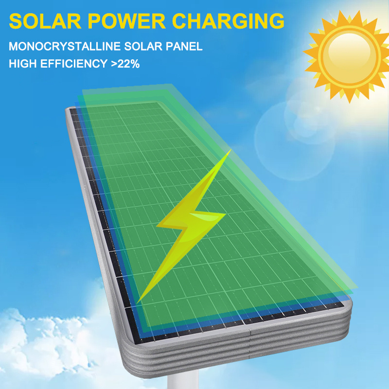 Internet of Things smart solar system lifepo4 battery municipal led all in one solar street light with remote