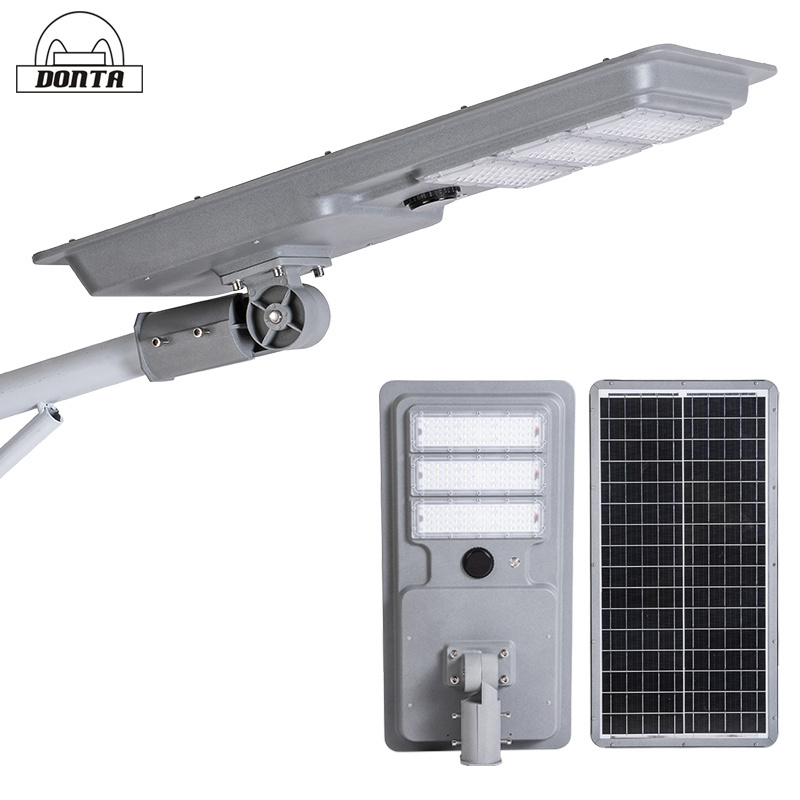 smart motion sensor outdoor waterproof IP65 integrated all in one led solar street light 50w 80w 100w