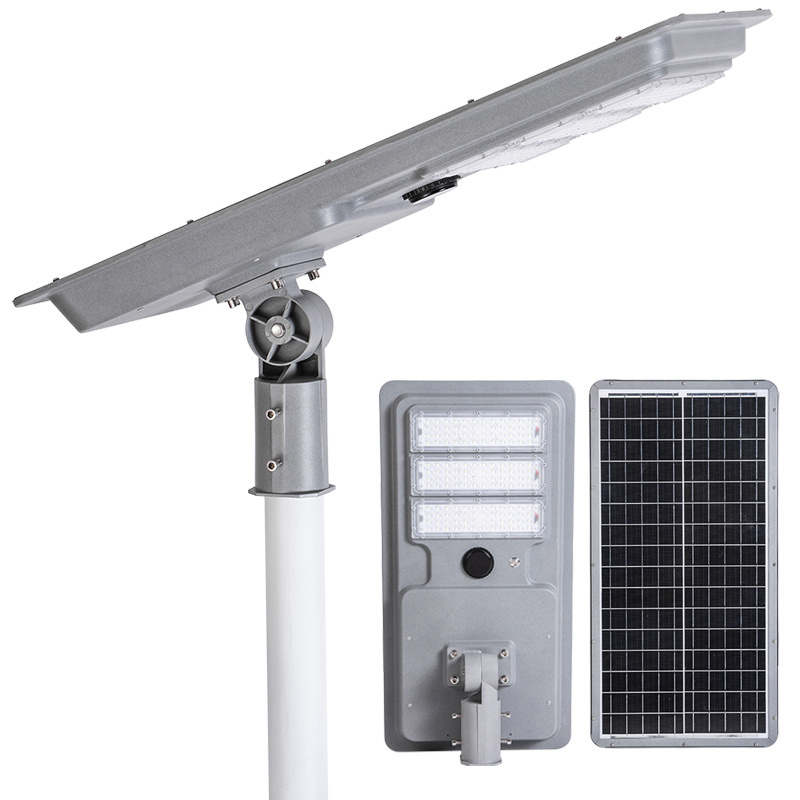 smart motion sensor outdoor waterproof IP65 integrated all in one led solar street light 50w 80w 100w