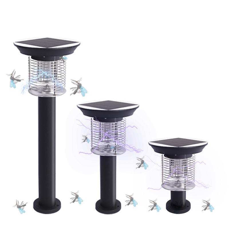 Electronic anti mosquito trap zapper solar powered mosquito killer lamp outdoor waterproof