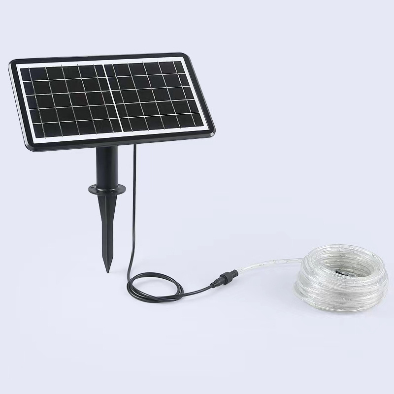 outdoor waterproof solar powered led strip light for Garden Patio Fence Balcony Camping Party Tree Decoration Lighting