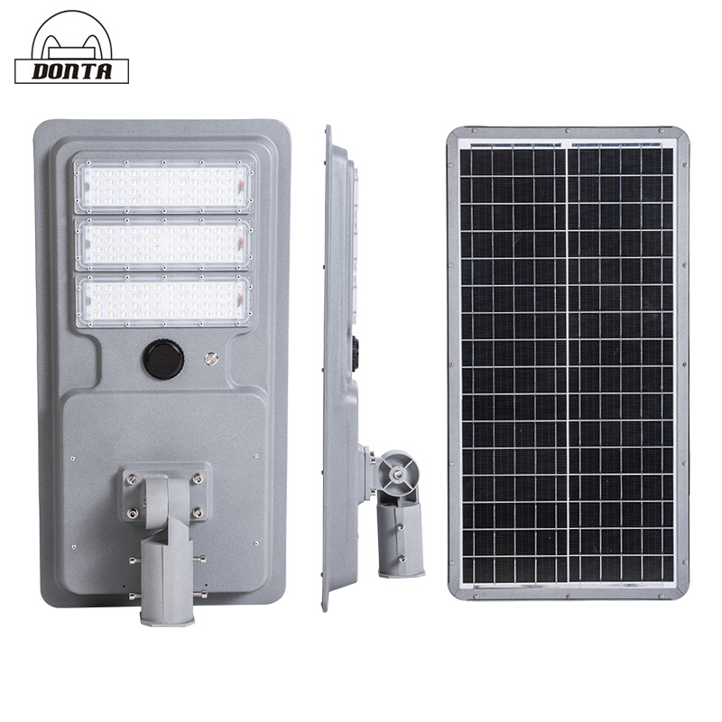 smart motion sensor outdoor waterproof IP65 integrated all in one led solar street light 50w 80w 100w