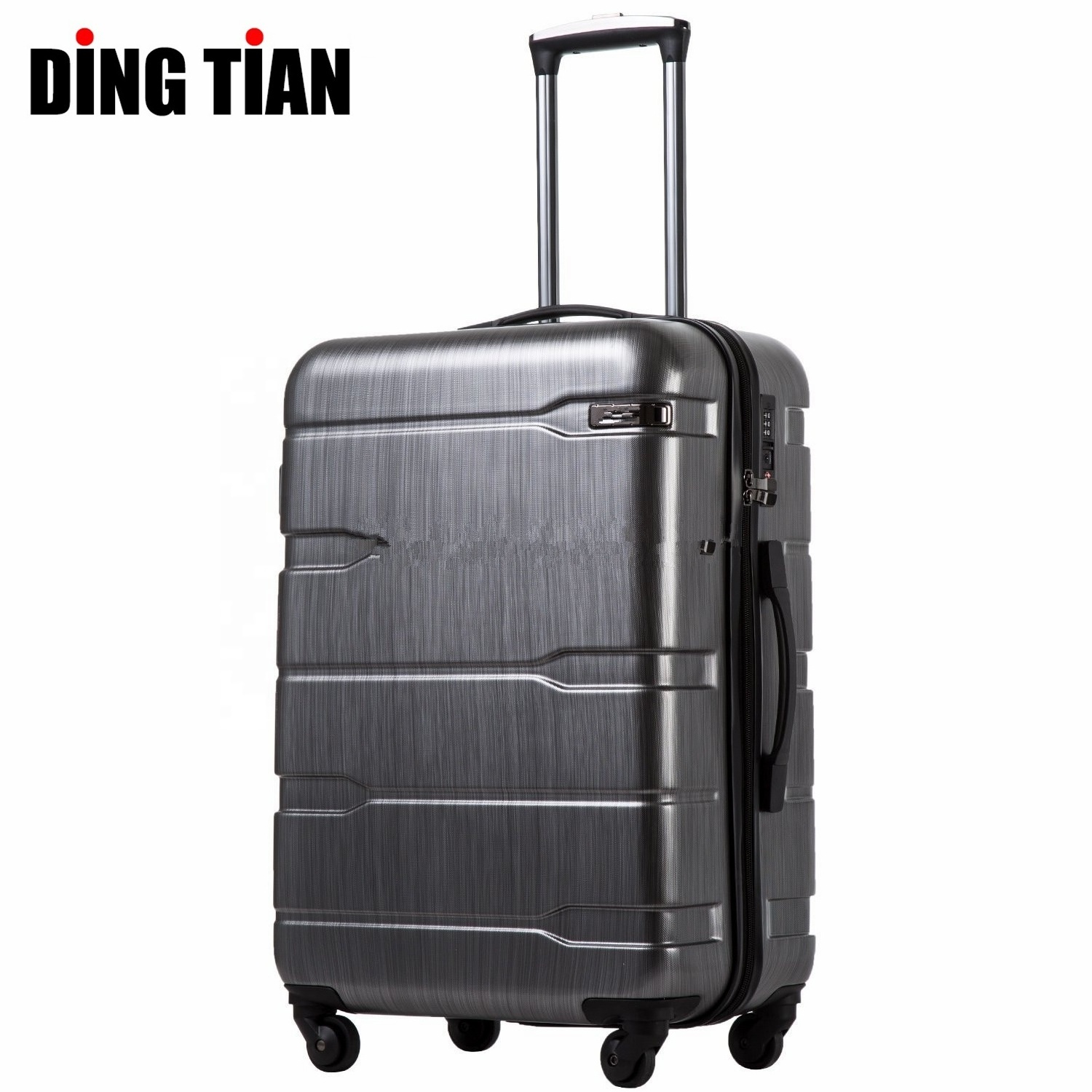 Factory Wholesale Men Women Spinner Wheels 3pcs sets Suitcase Bag Trolley bags Luggage With Aluminum Trolley maletas de viaje