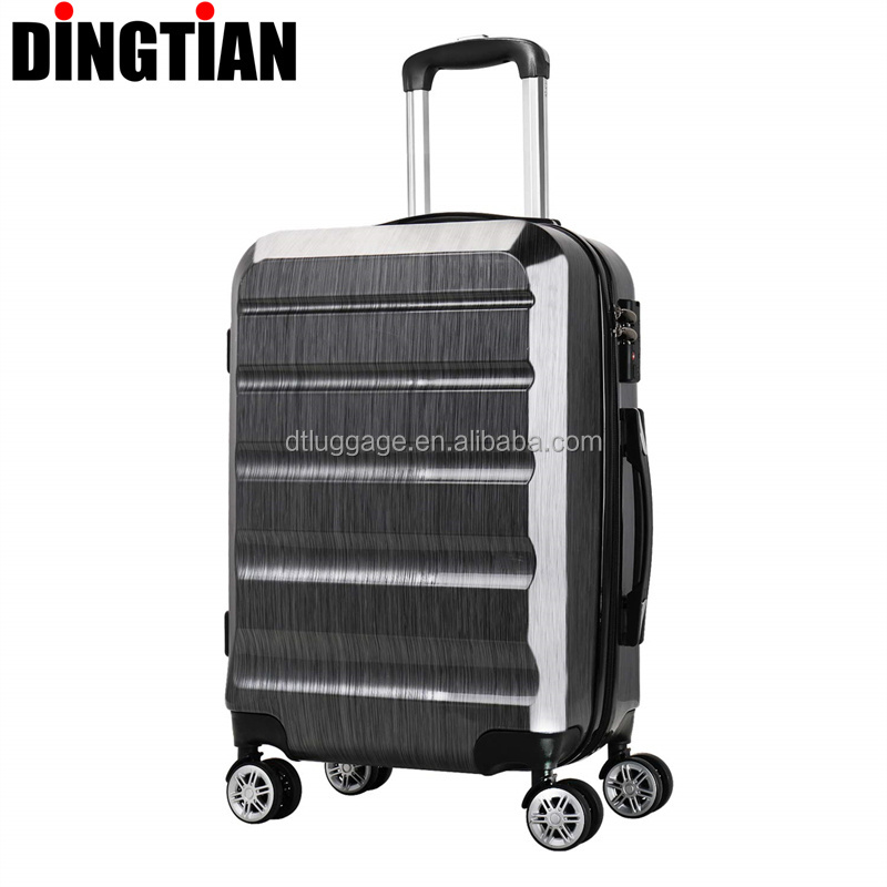 2024 Hot Sale Fluorescent Carry On Expandable 3 Piece Abs+Pc Printing Travel Luggage Vintage Tsa Lock Trolley Luggage Wheel