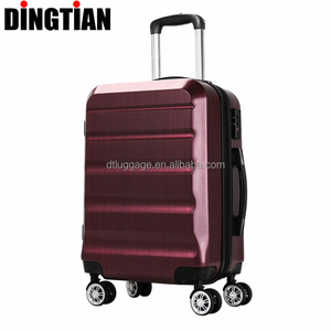 2024 Hot Sale Fluorescent Carry On Expandable 3 Piece Abs+Pc Printing Travel Luggage Vintage Tsa Lock Trolley Luggage Wheel