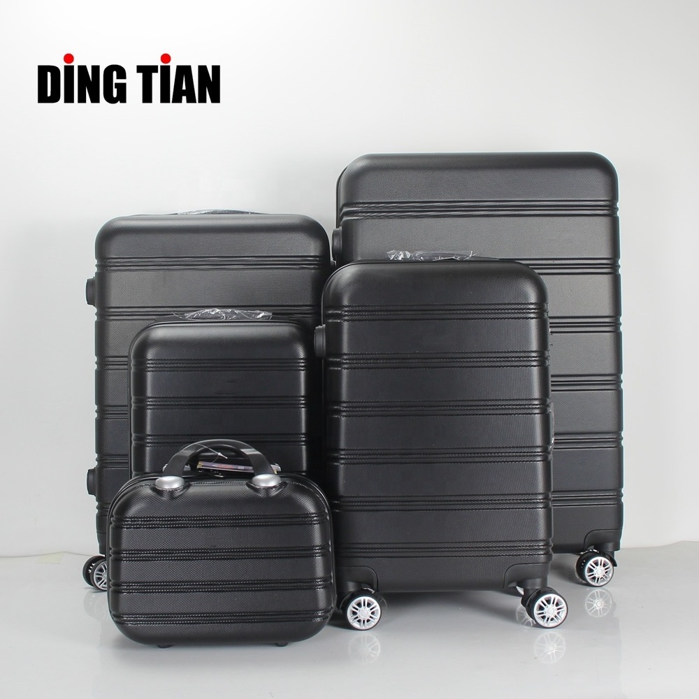 ABS Hard Luggage Bag Branded LOGO Trolley Carryon Suitcases Travelling Bags Luggage Premium Quality Valise 5 en 1 Koffer Set