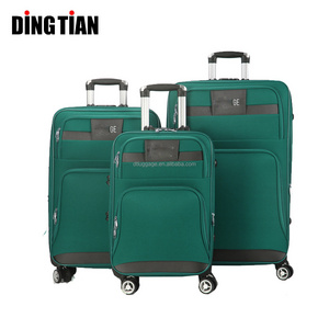 Dingtian suitcase luggage 20 years factory wholesale OEM ODM OBM custom 3 pcs removable wheel trolley travel luggage set