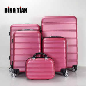 ABS Hard Luggage Bag Branded LOGO Trolley Carryon Suitcases Travelling Bags Luggage Premium Quality Valise 5 en 1 Koffer Set