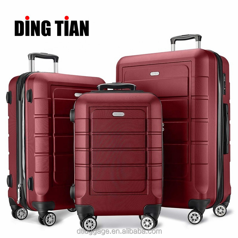 Special Design ABS Carry-Ons Plastic Suitcase Luxury Rolling Luggage Travel Trolley Bags For Kids Portable Maleta De Viaje