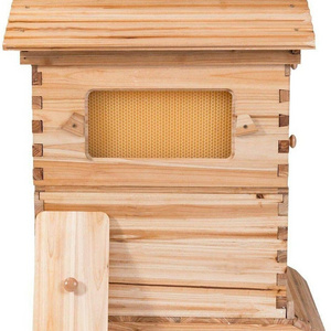 Automatic Hives Wooden Flows Bee Hive House Kit with 7 PCS Upgraded Auto Frame