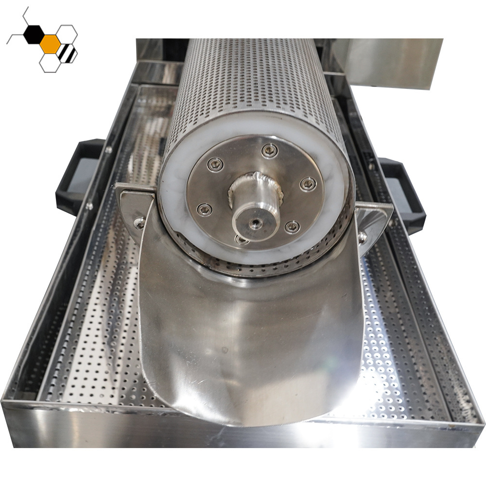 Honey wax processing machine screw press honey separator capping extruder