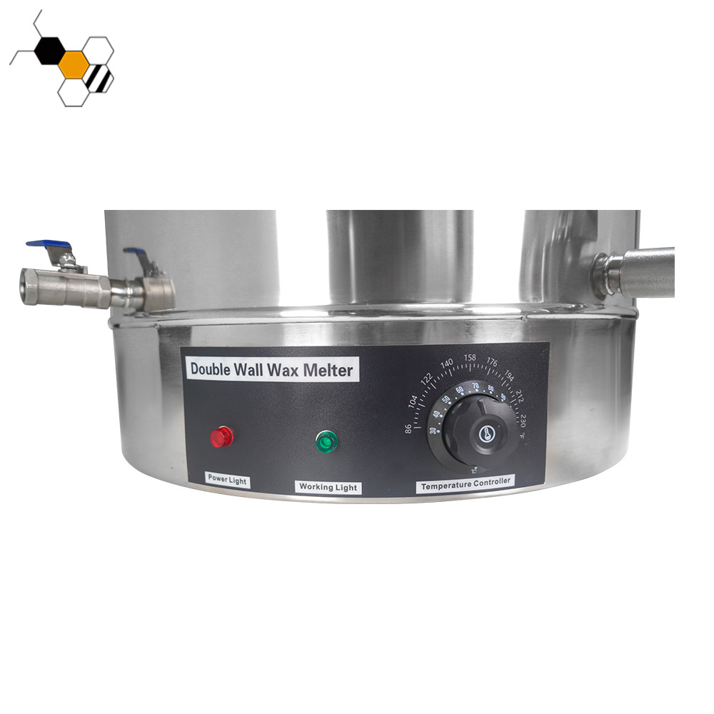 Beeswax Furnace Electric Heating Stainless Steel  Honey Bee Wax Melter Processing Machines Wax Warmer Melting Tank