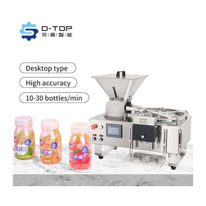 Semi Automatic YS-2 Model Gummy Bear Candy Tablet Counting Bottle Filling Machine