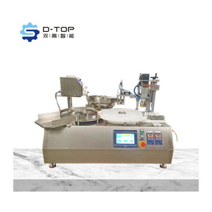 D-top table type rotary liquid filling capping machine for eye drop filling.