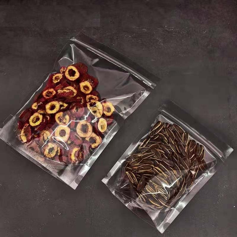 Factory direct store opp/cpp Custom candy zipper bag stand up pouch transparent plastic packaging bags