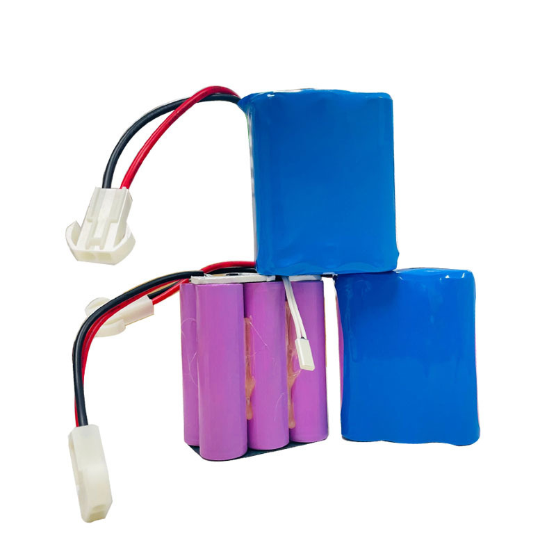 Customized 12V 4400mah li ion battery 18650-3S2P 11.1v 4.4Ah 48.84Wh lithium ion battery pack for electric product