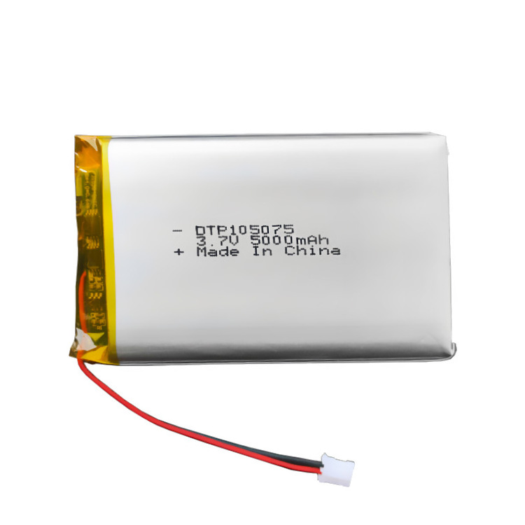 KC CE Certified Rechargeable Lithium Ion DTP 105075 3.7V 5V 5000mAh Lipo battery