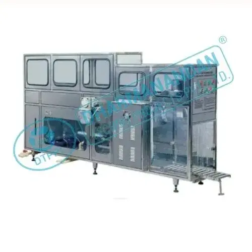 Compact Structure Finish Color Touch Screen Display 40 BPM Bottle Rinsing Machine from Indian Exporter