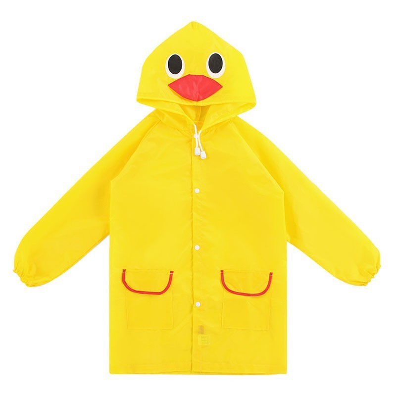 Kids Toddler Rain Suit for Boys Girls One Piece Hoodie Zipper Cute Cartoon animal Waterproof Rain Jacket