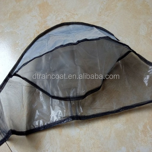 Good quality Plastic rain cap/rain bonnet/rain hat for promotion