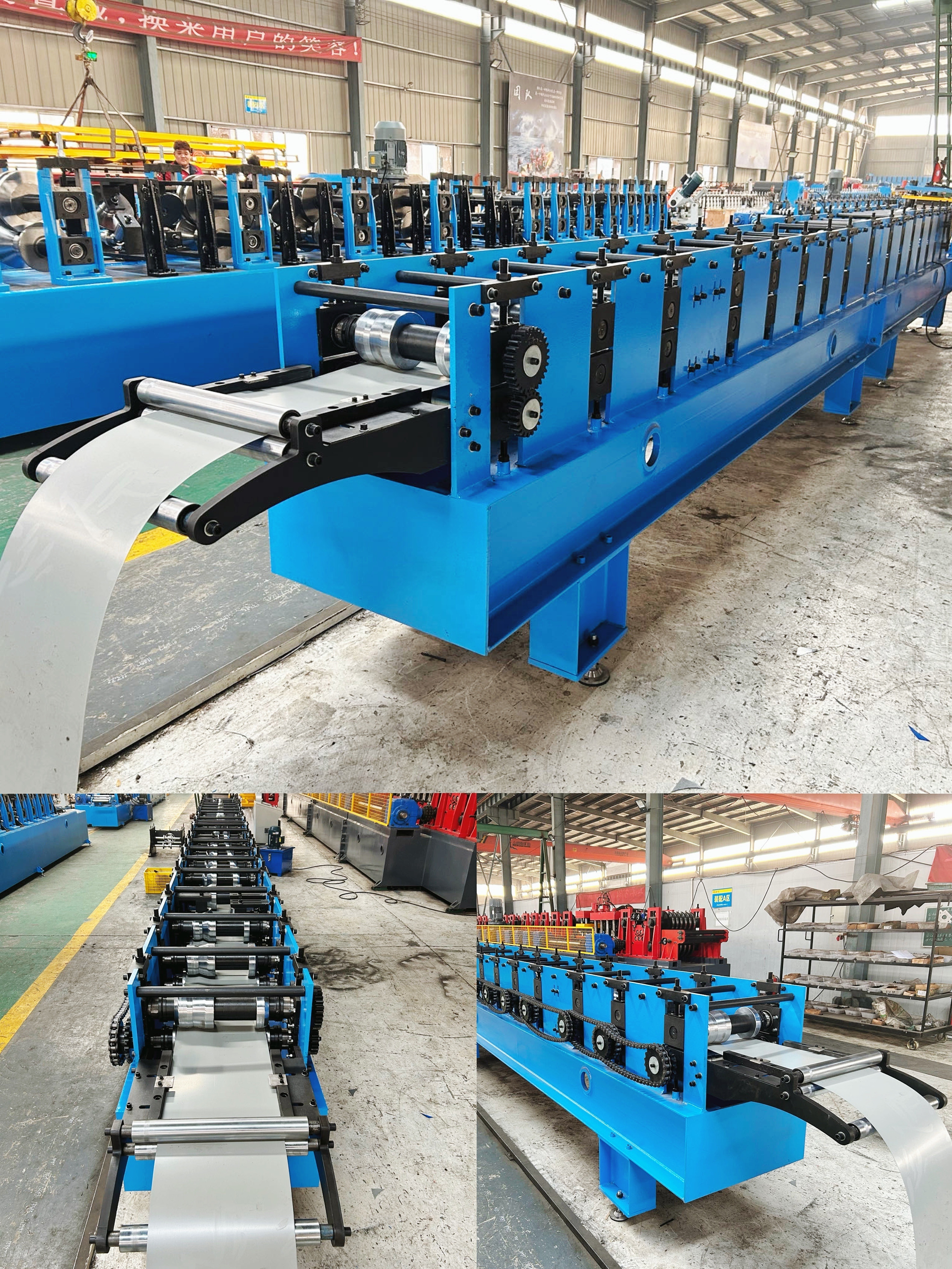 4 inch 5 inch 6 inch  Russia Used YX 90 173 galvanized  Copper PPGI steel Seamless Half Round Gutters cold rolling mill for sale