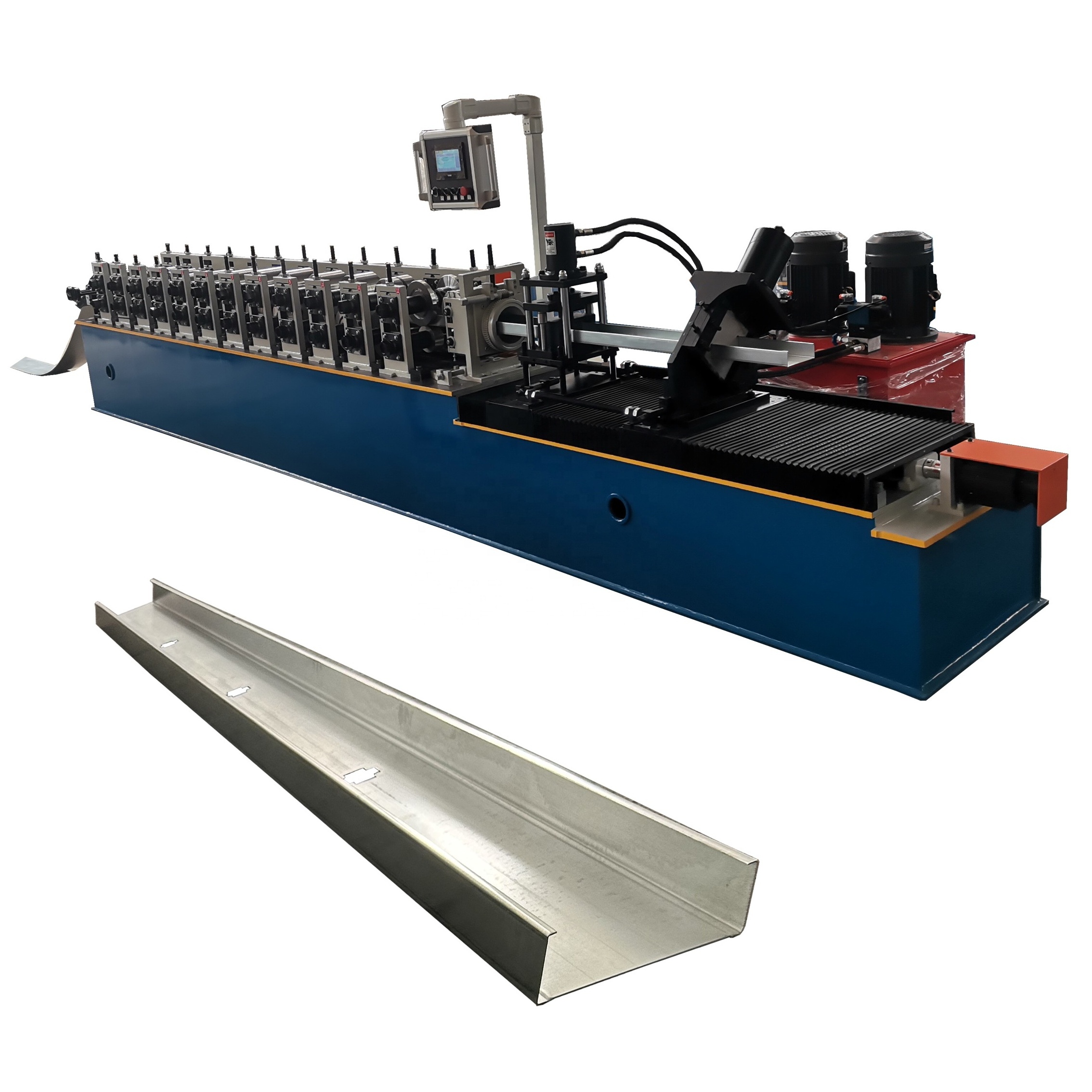 18 gauge 2*6 inches metal stud and track roll forming machine for UD, CD, CW, UW, UA profiles for sale