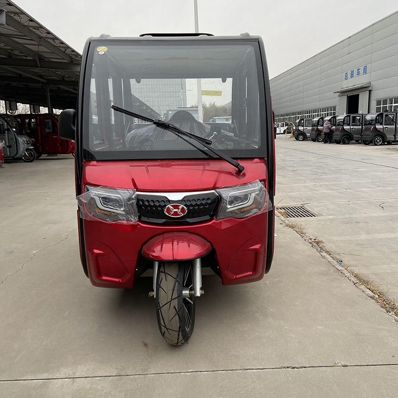 Three Wheels adults Passenger cheap Electric Tricycle Motorcycle Rickshaw Fully Enclosed Mobility electric scooters Motor Cabin