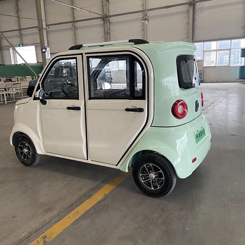 mini electric car pink closed electric four-wheel vehicle cheap small new energy  mini electric car