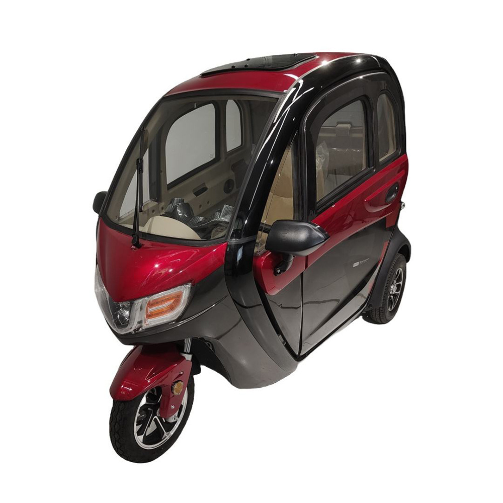 EEC New adult three-wheeled three-wheeled electric passenger and cargo fully enclosed scooter mini electric tricycle for sale