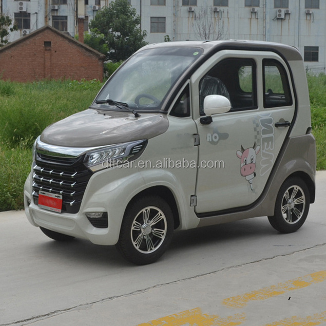 Hot selling electric mini four wheeler, adult enclosed elderly commuting vehicle low-speed 4seater 35km/h Good Quality New Adult