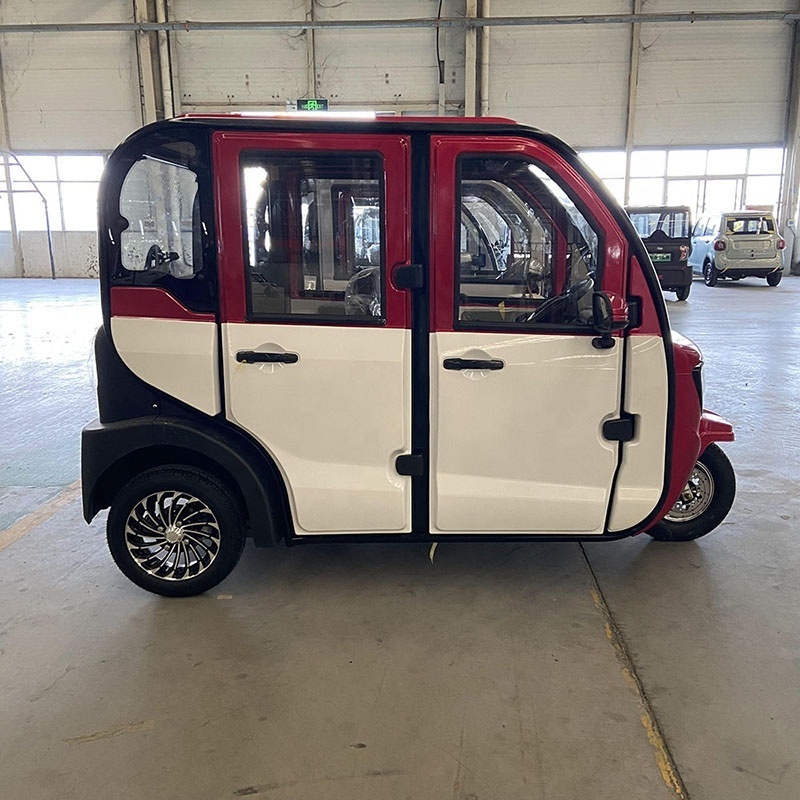 Three Wheels adults Passenger cheap Electric Tricycle Motorcycle Rickshaw Fully Enclosed Mobility electric scooters Motor Cabin