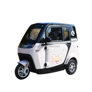 EEC Fully enclosed electric tricycle for passengers mini electric tricycle tuk tuk