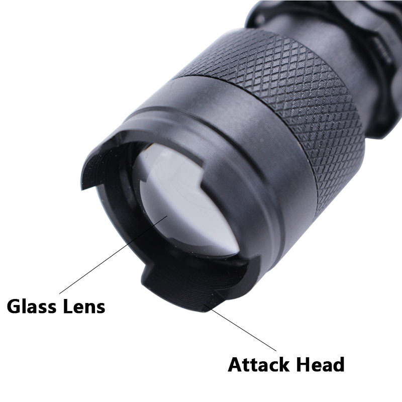 Portable Camping  Zoomable Aluminum LED Torch  Flashlight