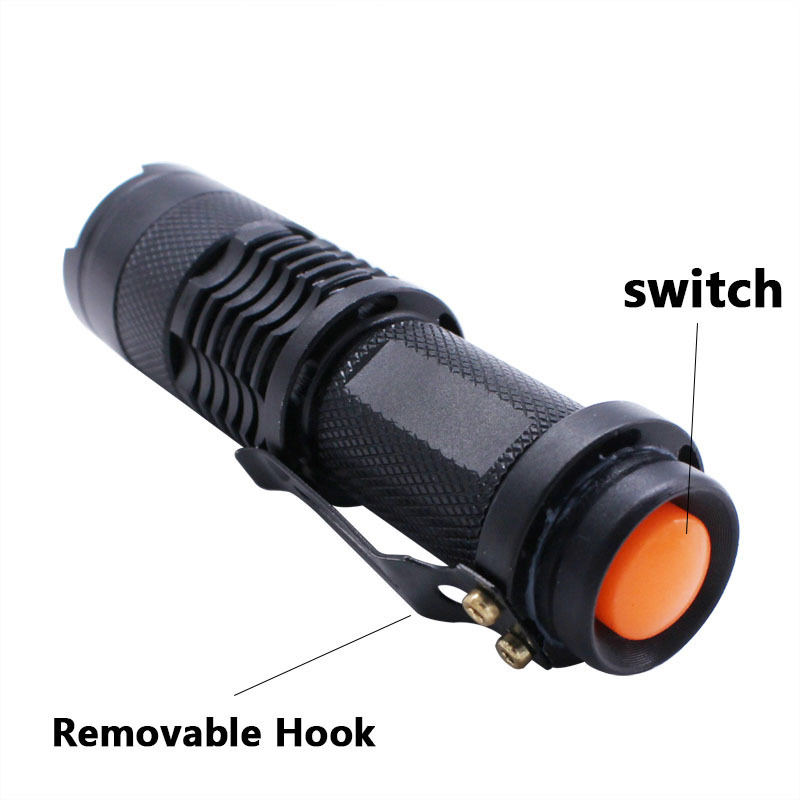 Portable Camping  Zoomable Aluminum LED Torch  Flashlight