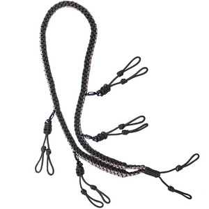 550 Paracord Hunting Call Lanyard for Predator Deer Dog Duck Goose Whistle with Removable Drops